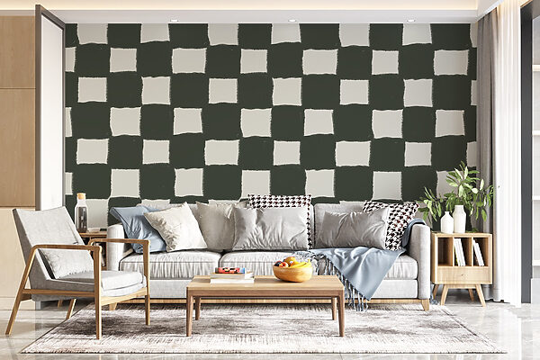 Padrão axadrezado preto e branco Padrão axadrezado preto e branco