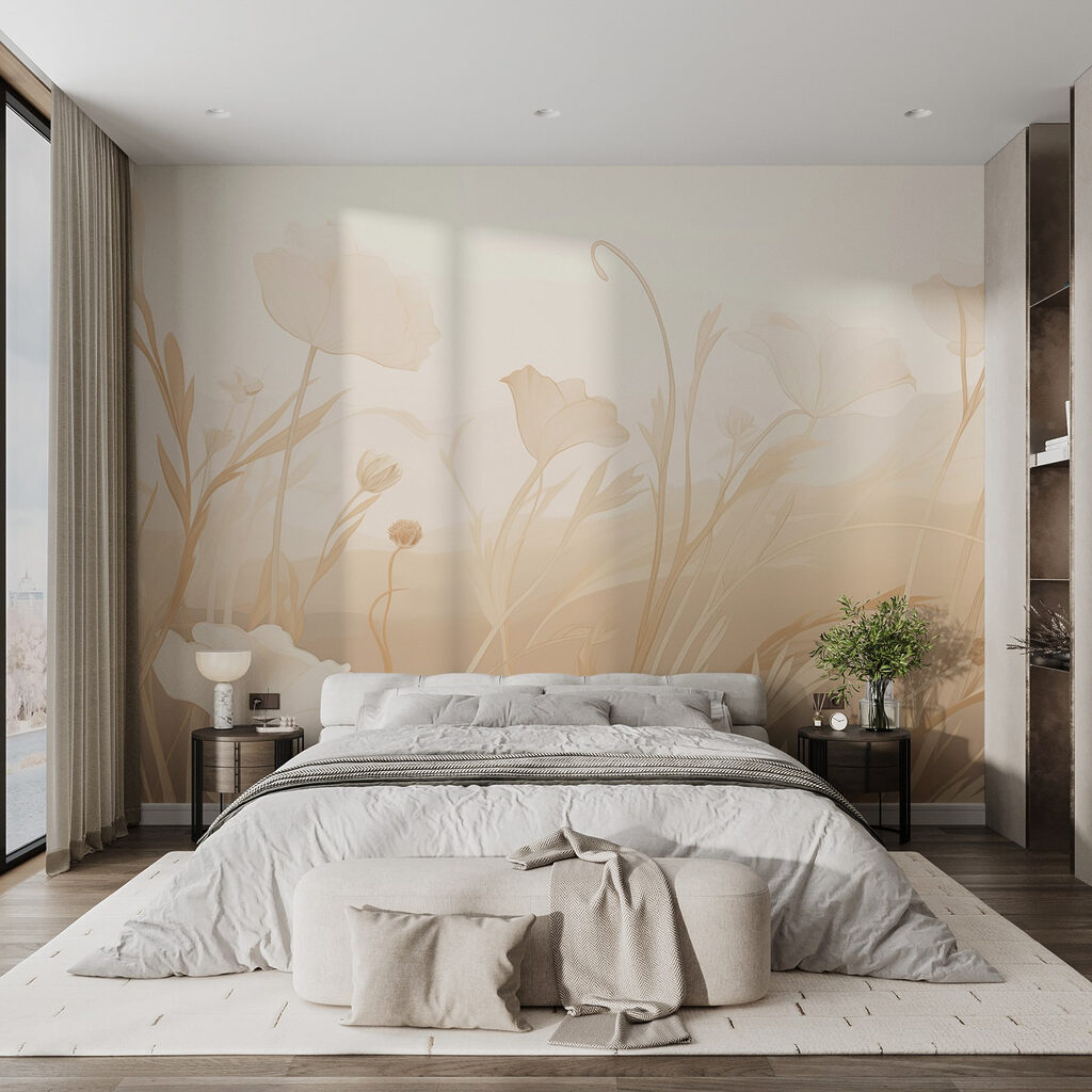 Delicate blooms in soft hues