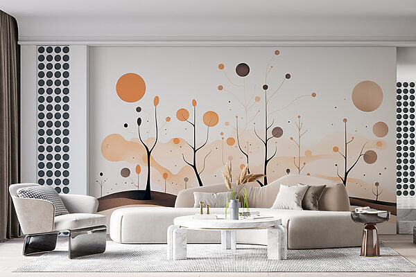 Pintura de árvores e plantas Pintura de árvores e plantas
