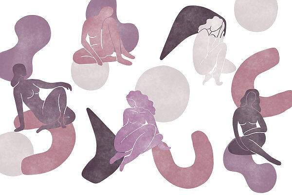 Group of women sitting and posing