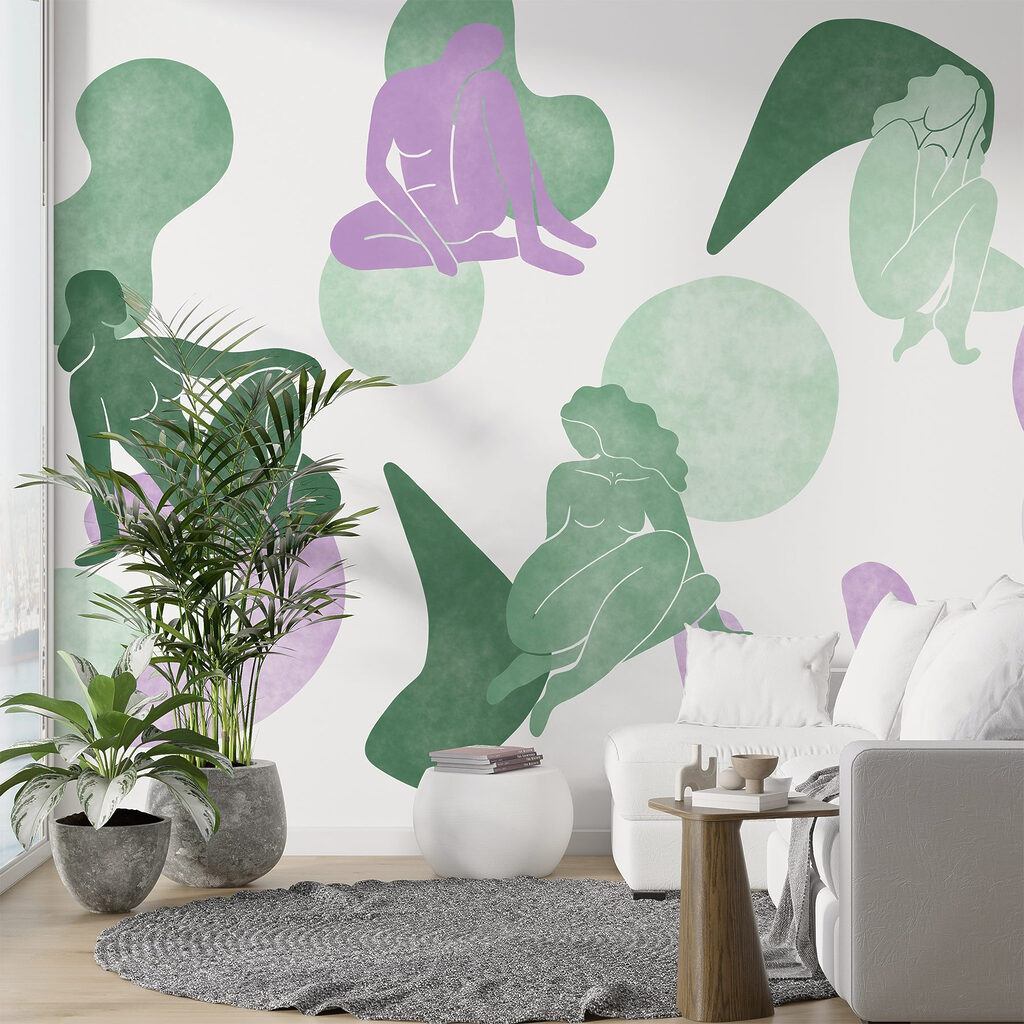 Group of women sitting and posing Group of women sitting and posing