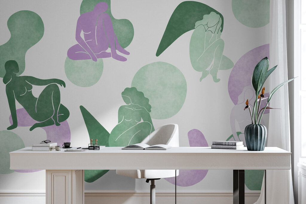 Group of women sitting and posing Group of women sitting and posing