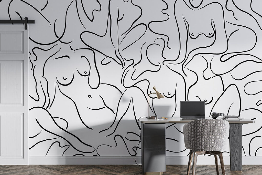 Group of women's body parts