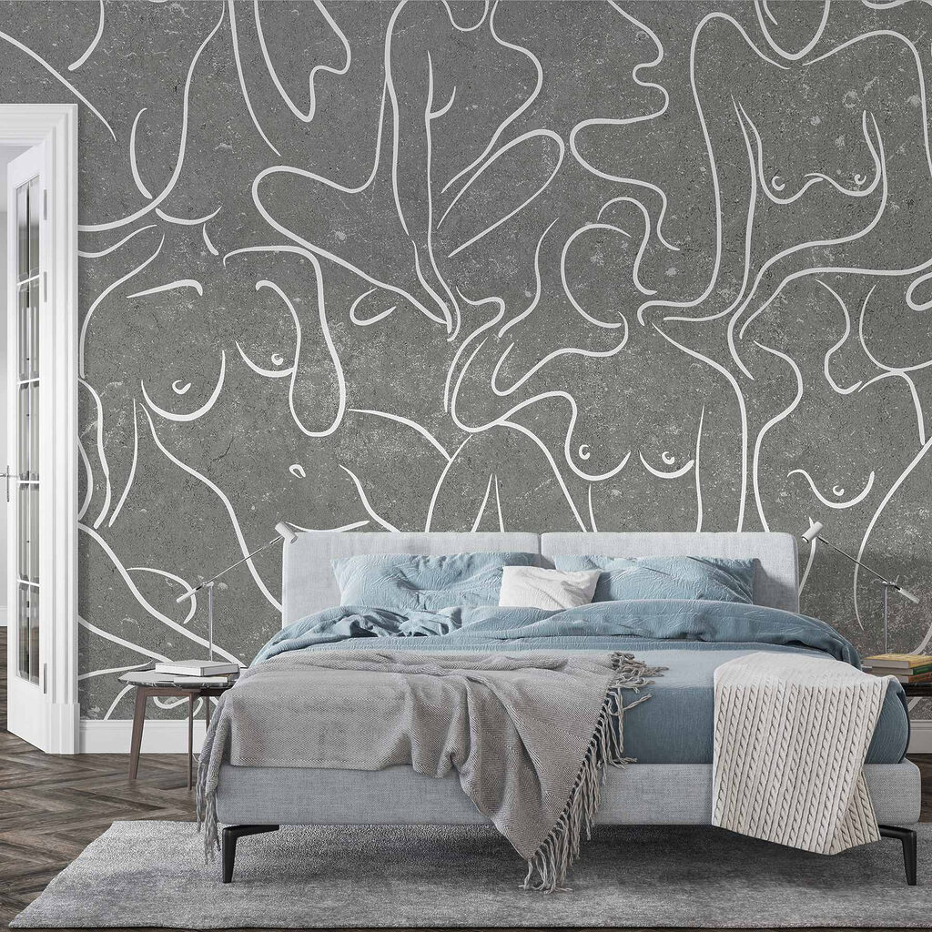 Group of women's body drawings Group of women's body drawings