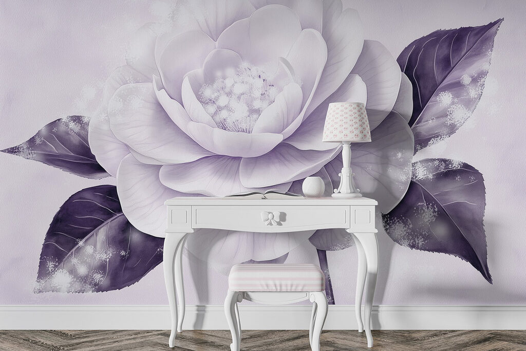 Delicate bloom in soft lavender hues Delicate bloom in soft lavender hues