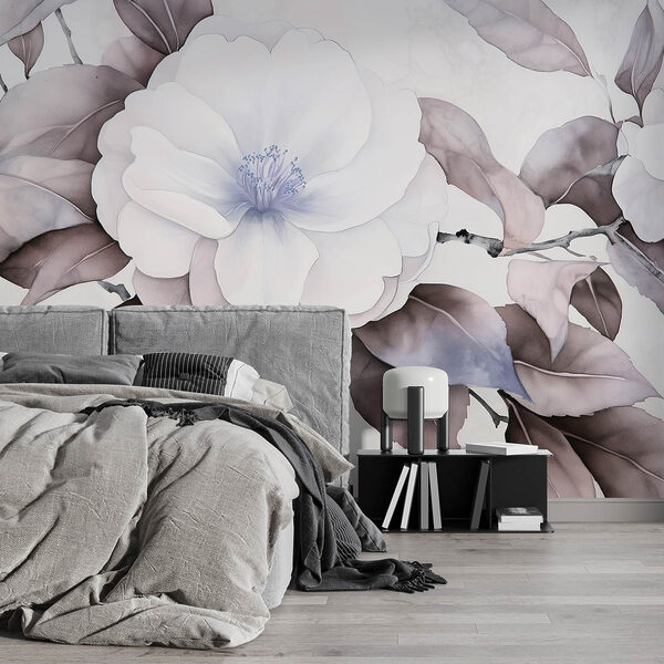 Pintura de uma flor Pintura de uma flor