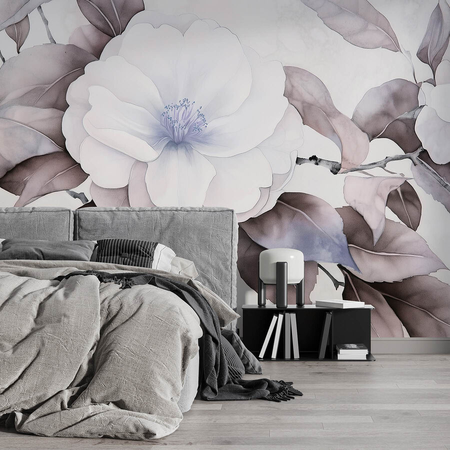 Pintura de uma flor Pintura de uma flor