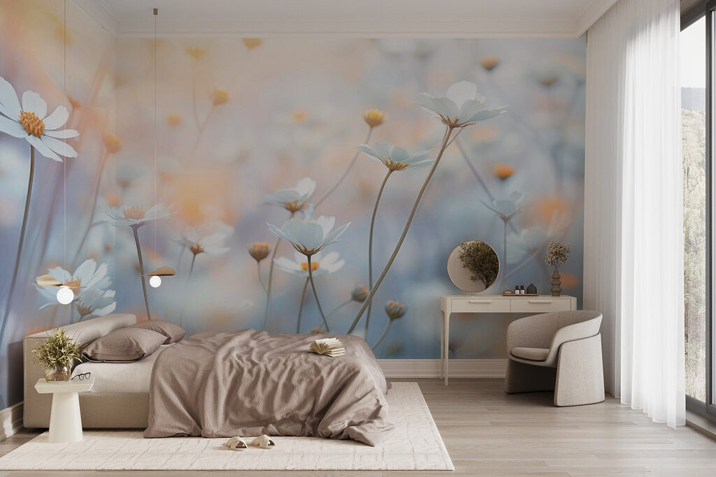 Soft petals in a dreamy garden