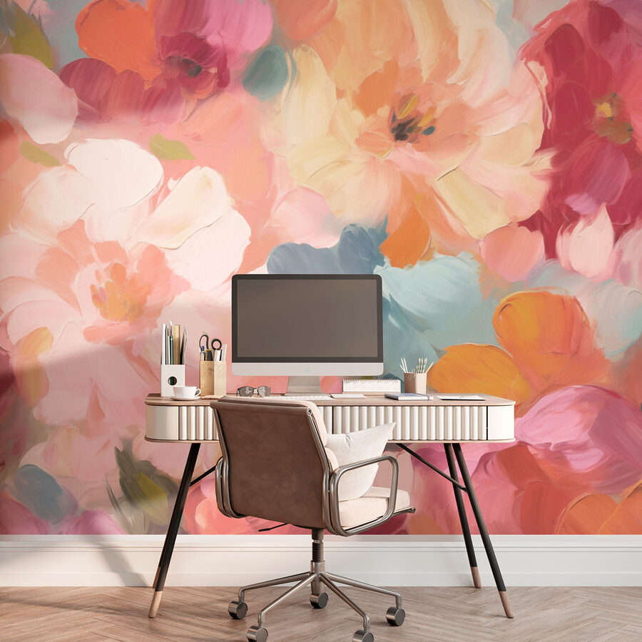 Papel de parede Pintura de flores - Image 3