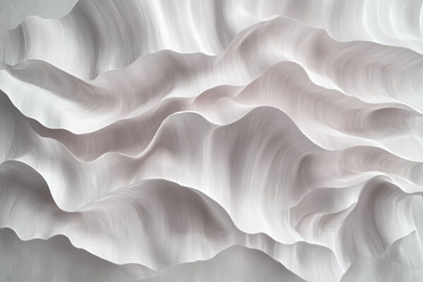 Soft waves of flowing texture