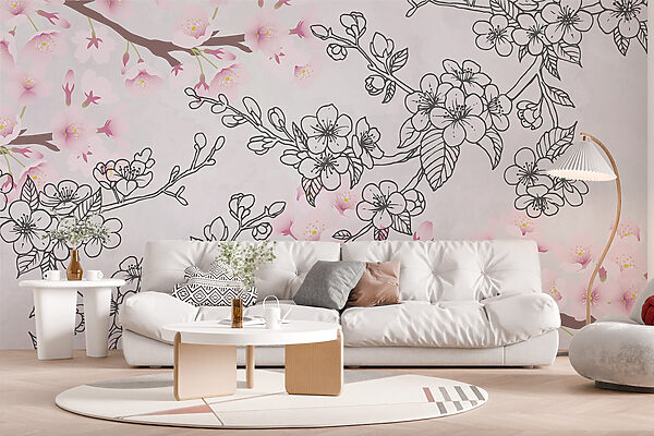 Flores delicadas em tons pastel suaves Flores delicadas em tons pastel suaves