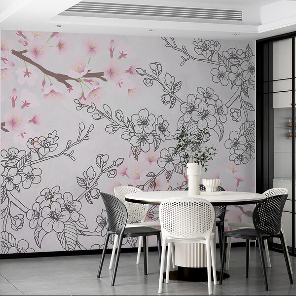 Flores delicadas em tons pastel suaves Flores delicadas em tons pastel suaves