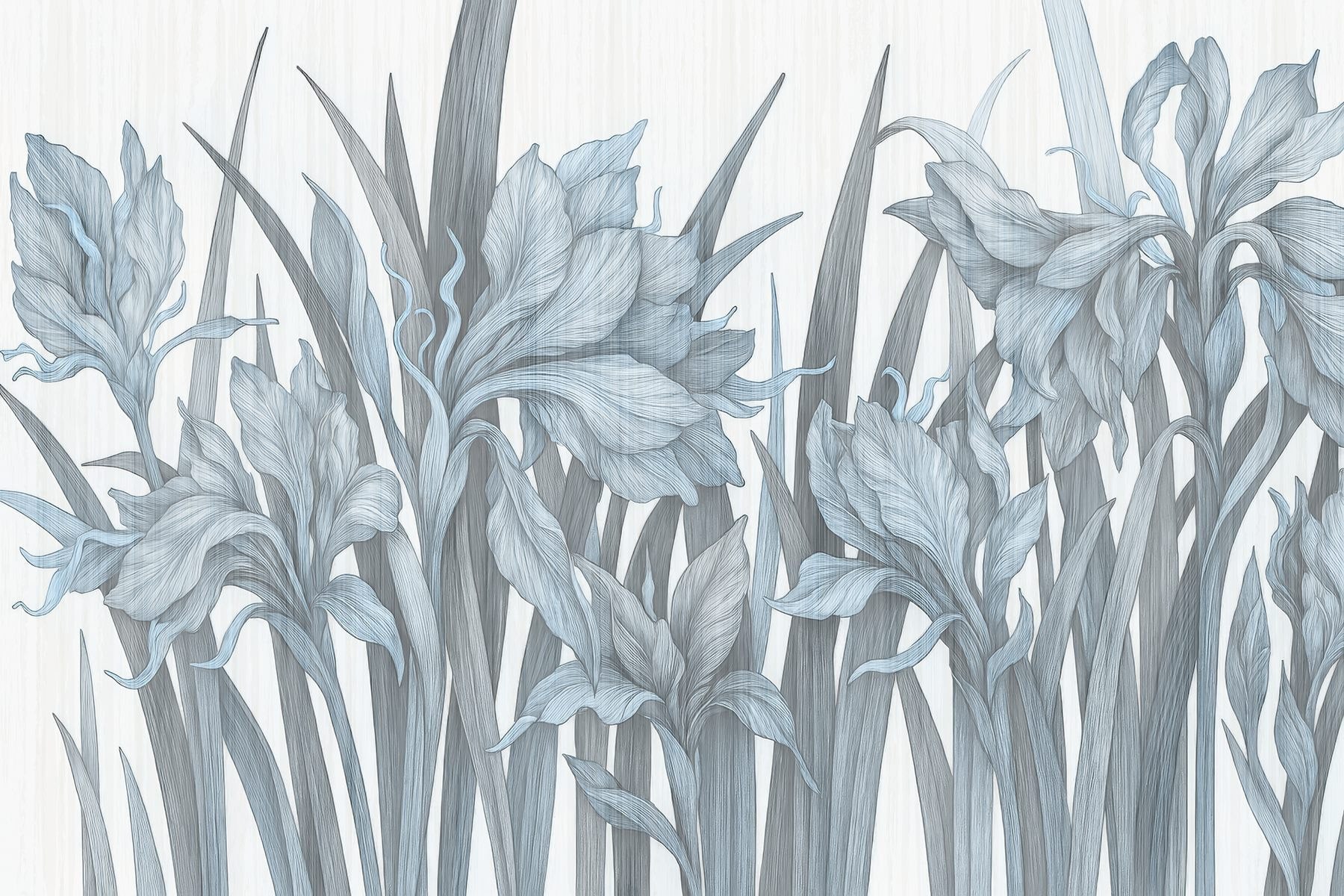 Delicate blooms in tranquil hues Delicate blooms in tranquil hues