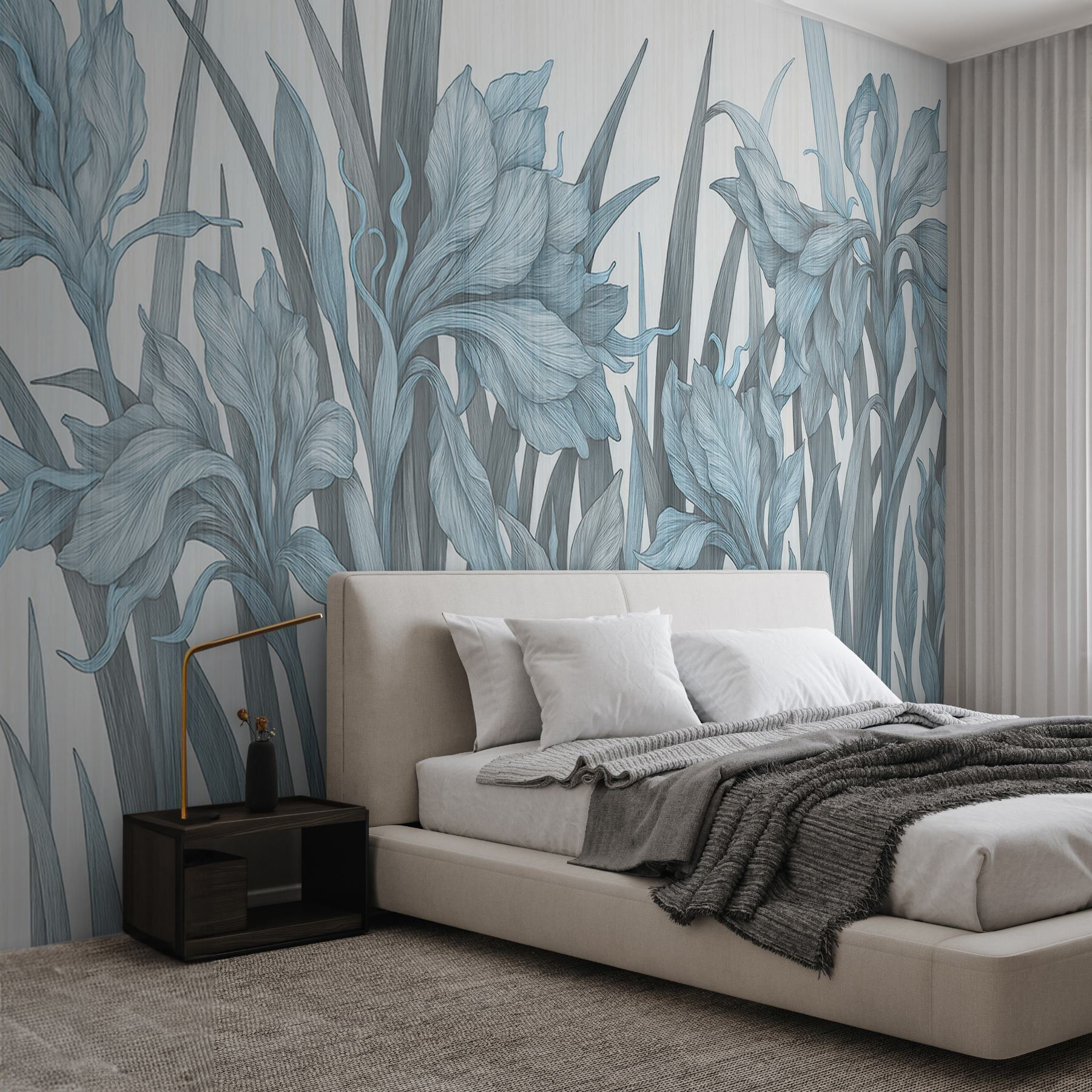 Delicate blooms in tranquil hues Delicate blooms in tranquil hues