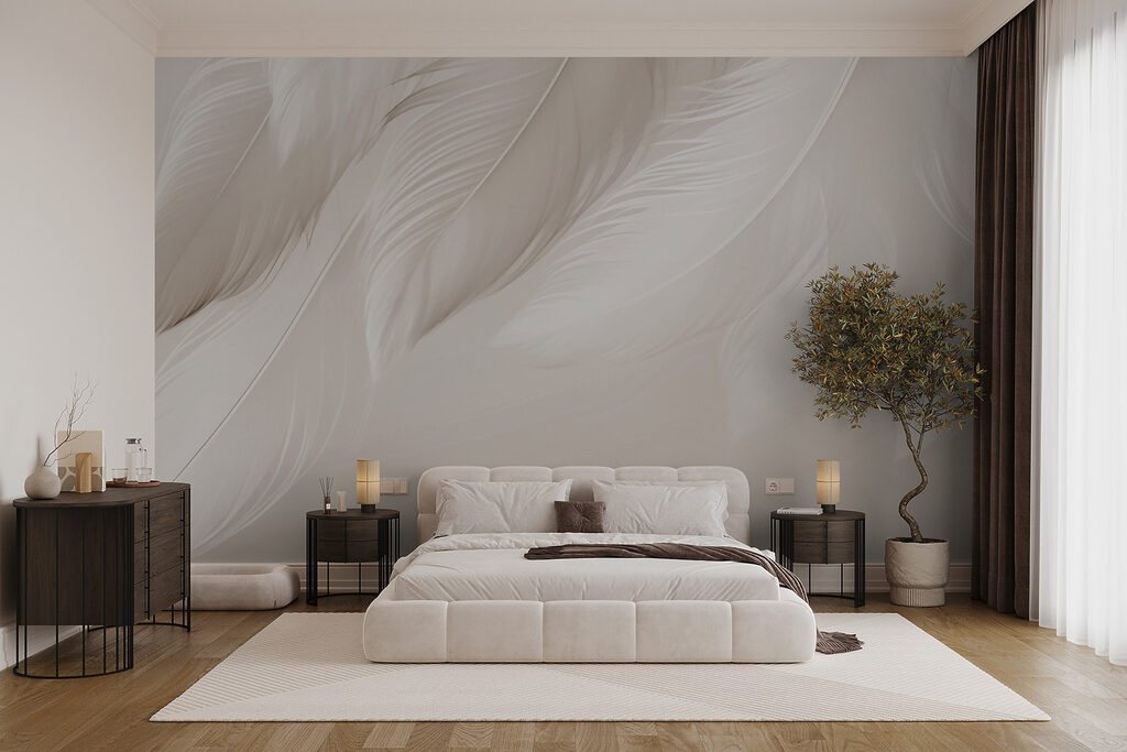 Delicate feathers on soft backdrop Delicate feathers on soft backdrop