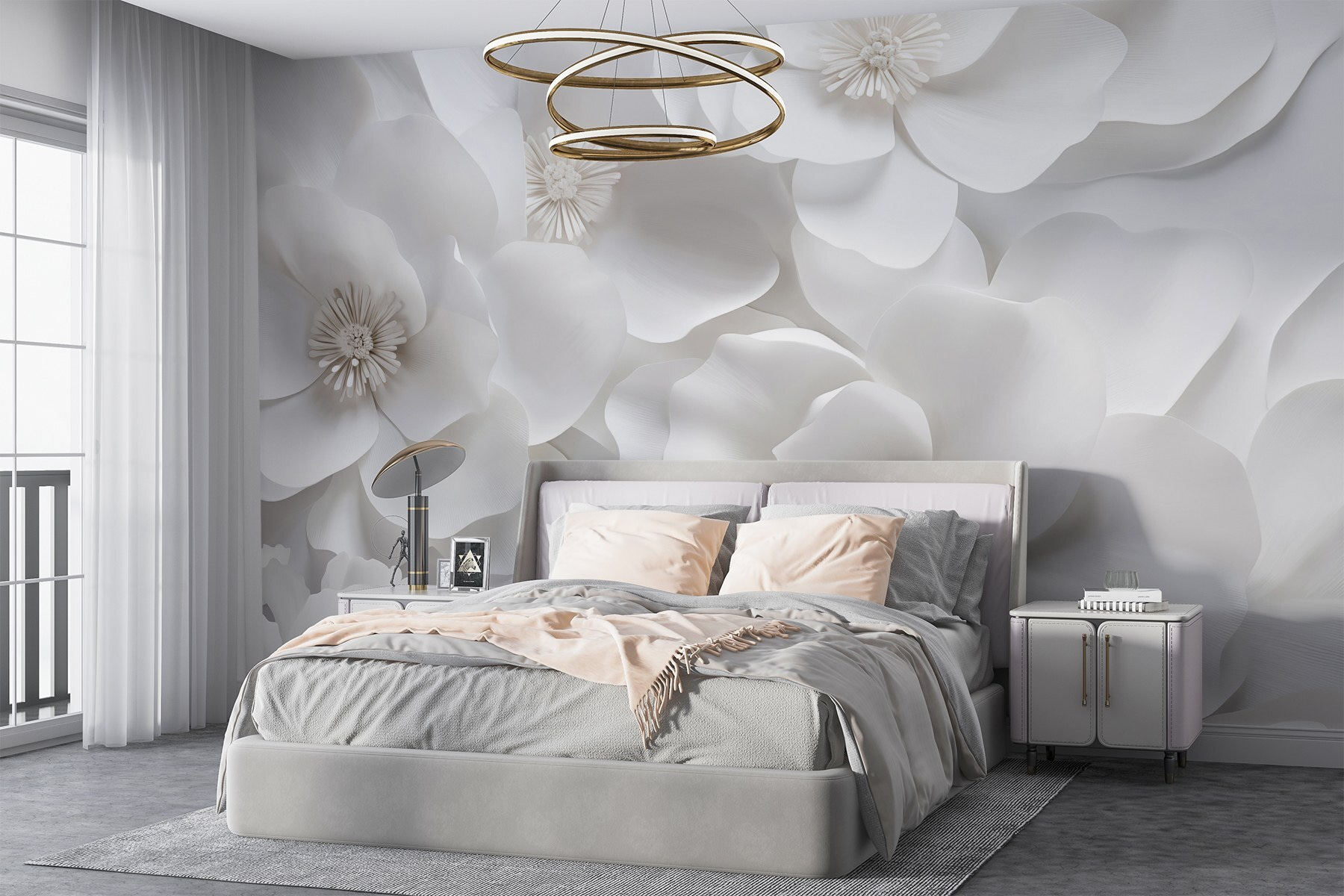 Group of white flowers