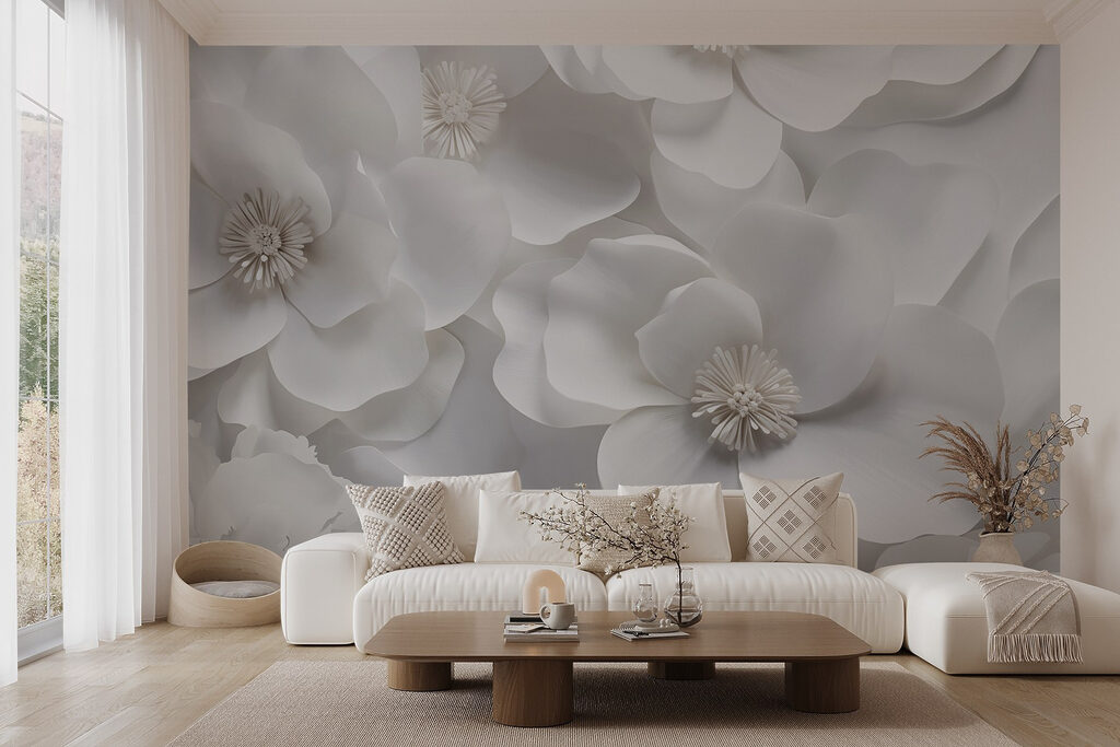 Group of white flowers