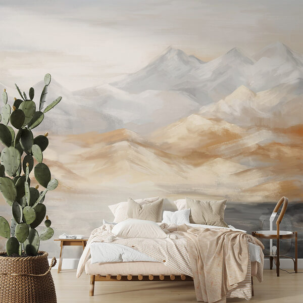 Pintura de montanhas e água Pintura de montanhas e água