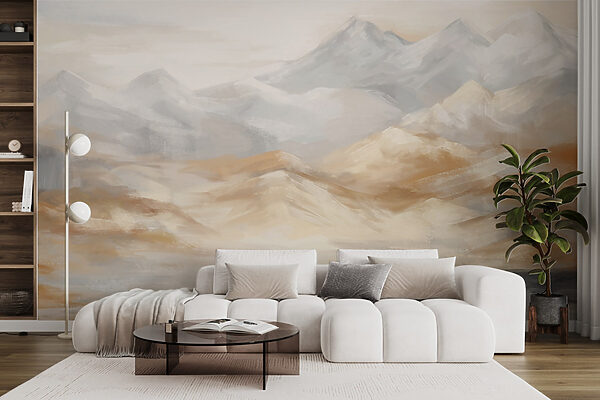Pintura de montanhas e água Pintura de montanhas e água