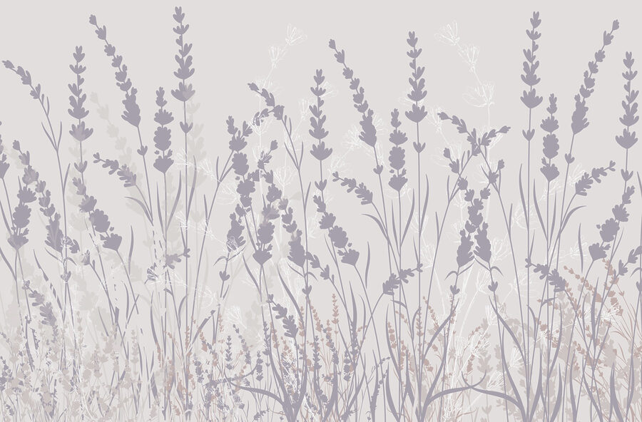 Flores delicadas em tons suaves
