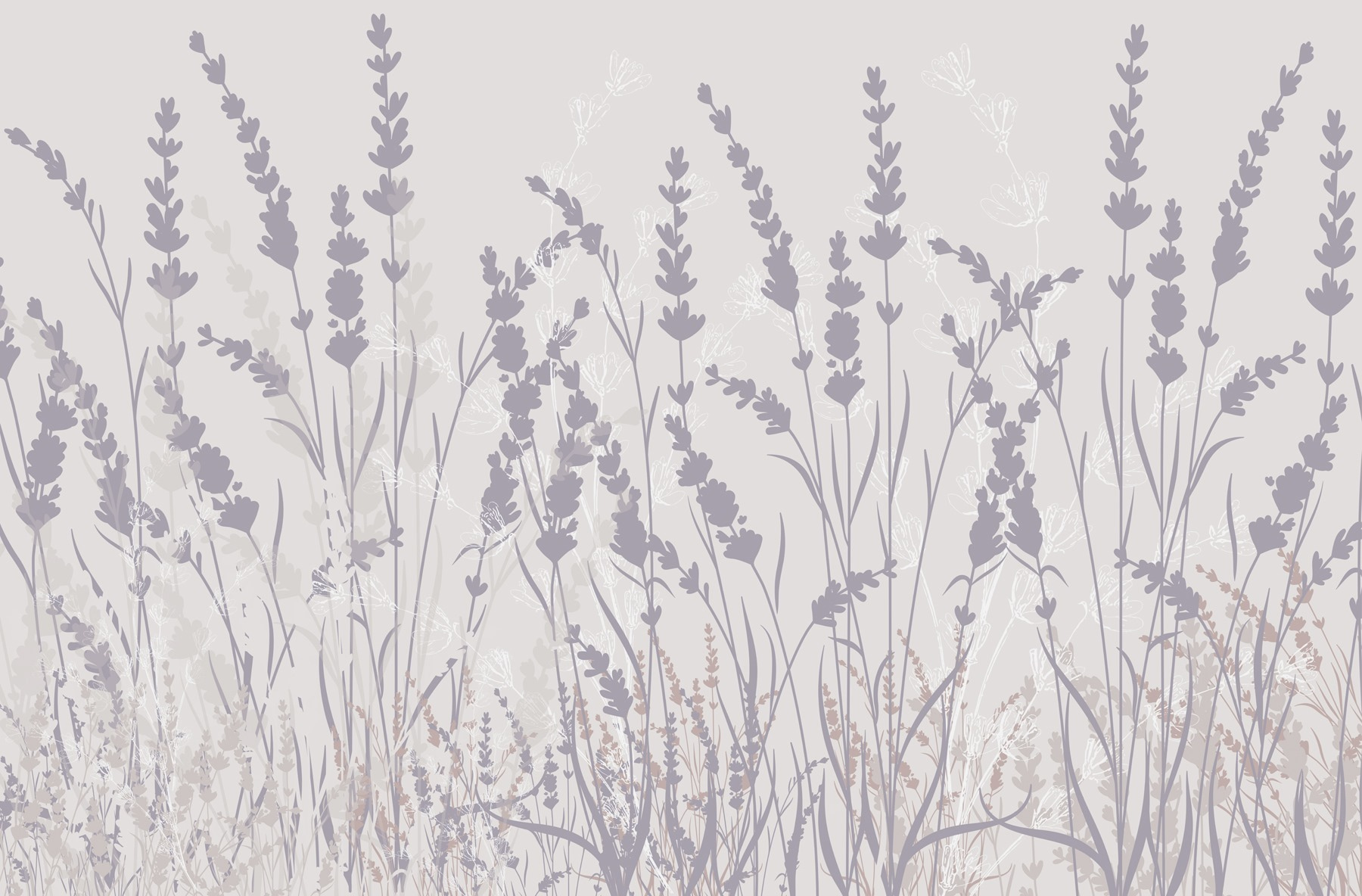 Delicate blooms in soft hues