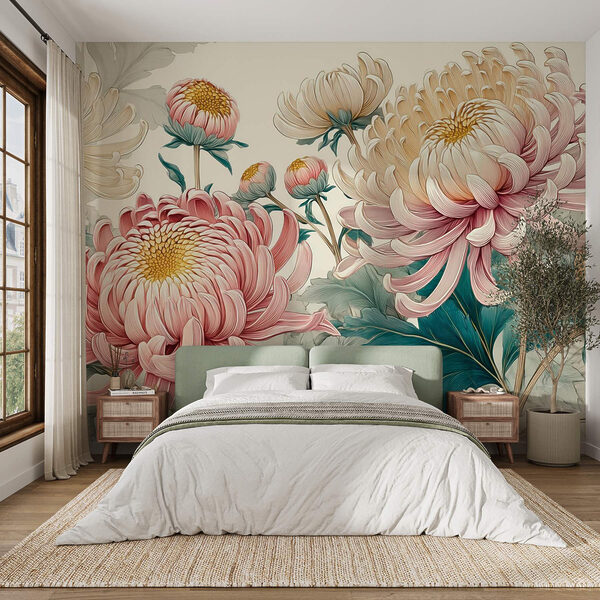 Flores elegantes em tons pastel suaves Flores elegantes em tons pastel suaves