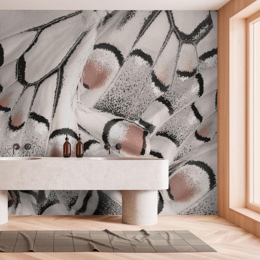 Intricate patterns in delicate fabric