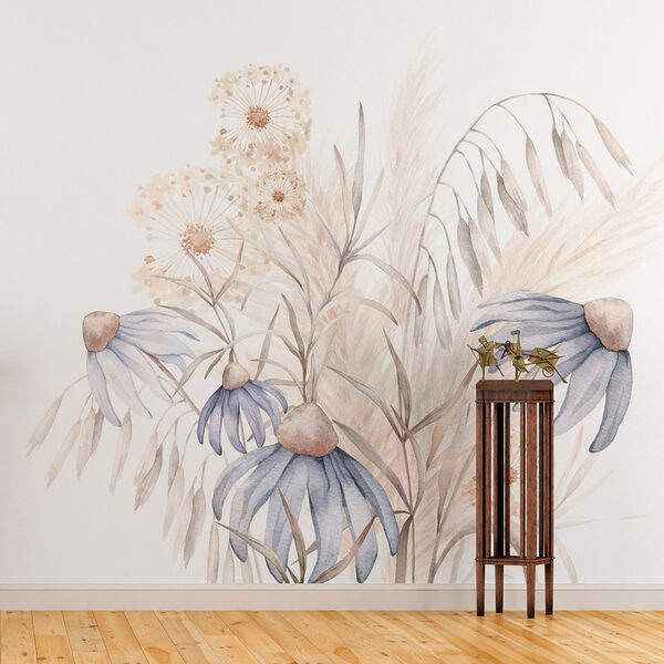 Pintura a aguarela de flores e plantas Pintura a aguarela de flores e plantas