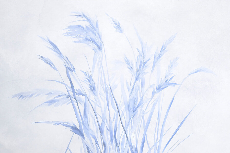 Papel de parede Ervas delicadas em tons suaves. - Image 5