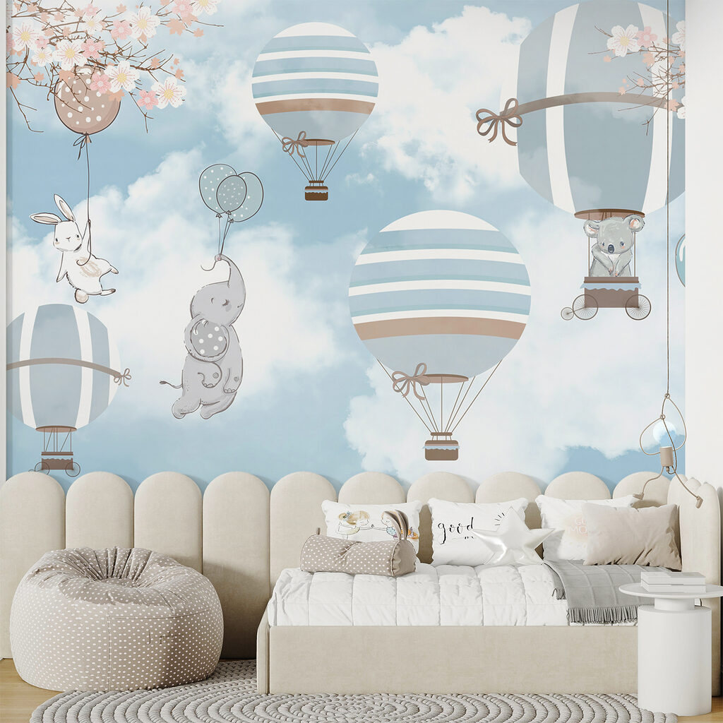 Group of elephants in the sky Group of elephants in the sky