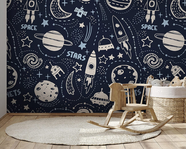Um padrão de planetas e estrelas Um padrão de planetas e estrelas