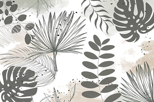 Desenho de ilustração botânica inspirado na natureza Desenho de ilustração botânica inspirado na natureza