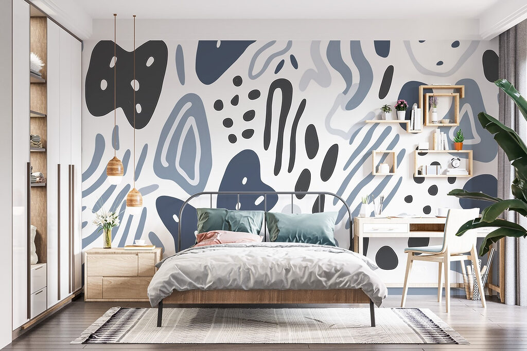 Pattern of different shapes and colors Pattern of different shapes and colors