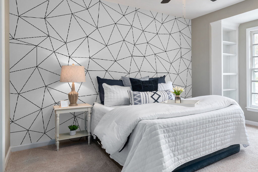 A black and white pattern