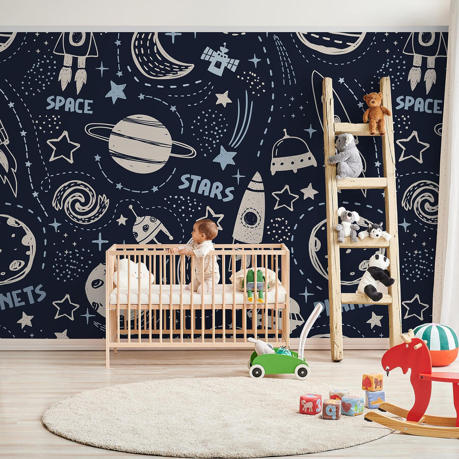 Um padrão de planetas e estrelas