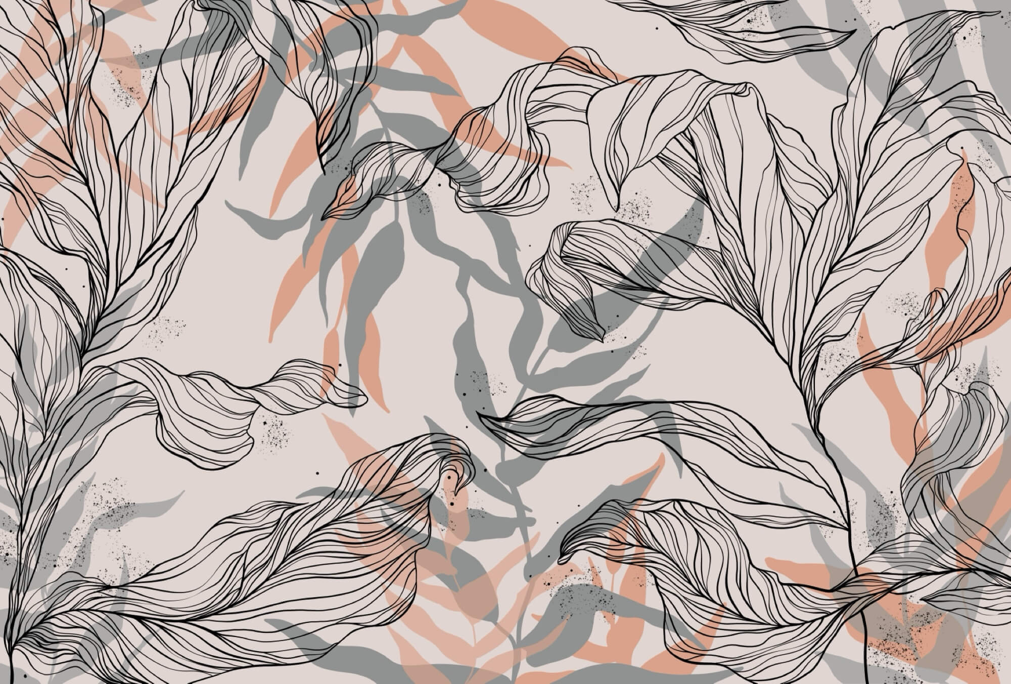 t00009p - Padrão de folhas e ramos - tegory