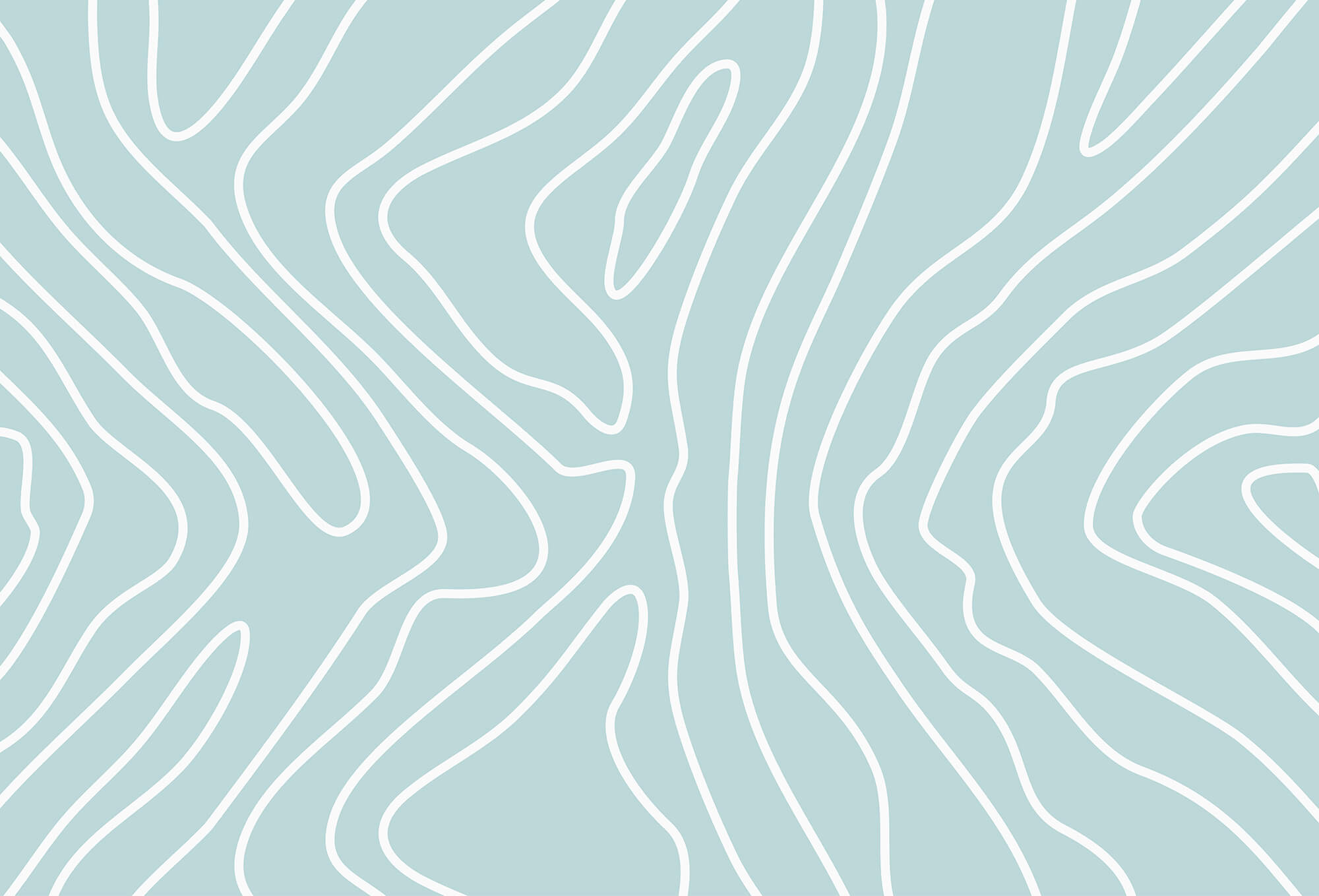 White lines on a blue background