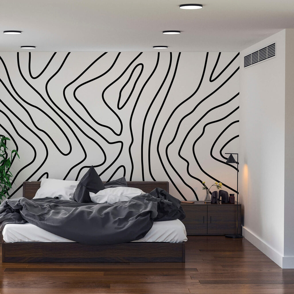 Padrão preto e branco