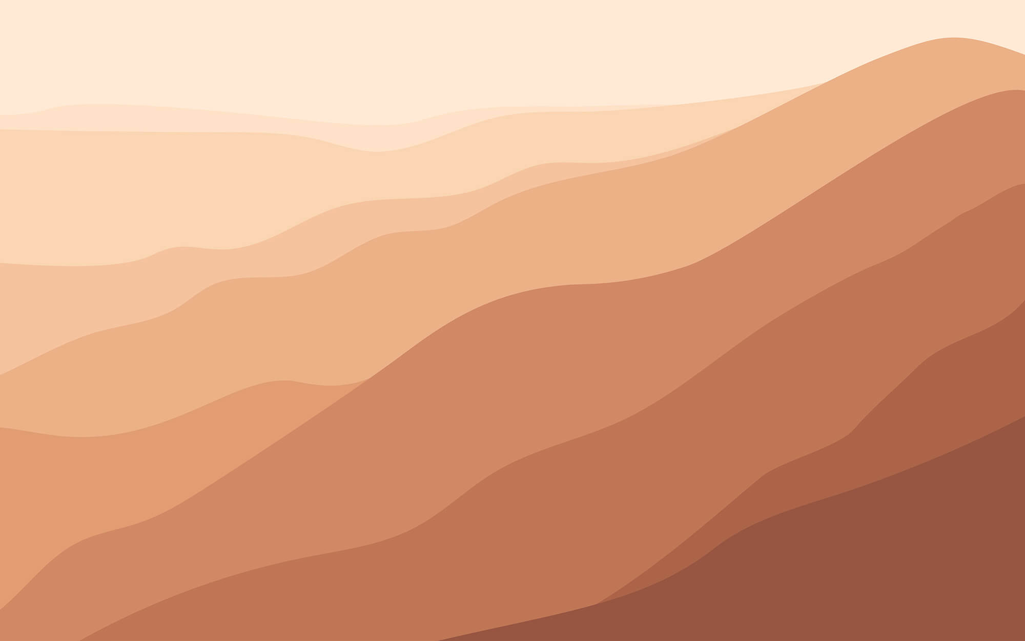 Brown and white sand hills Brown and white sand hills