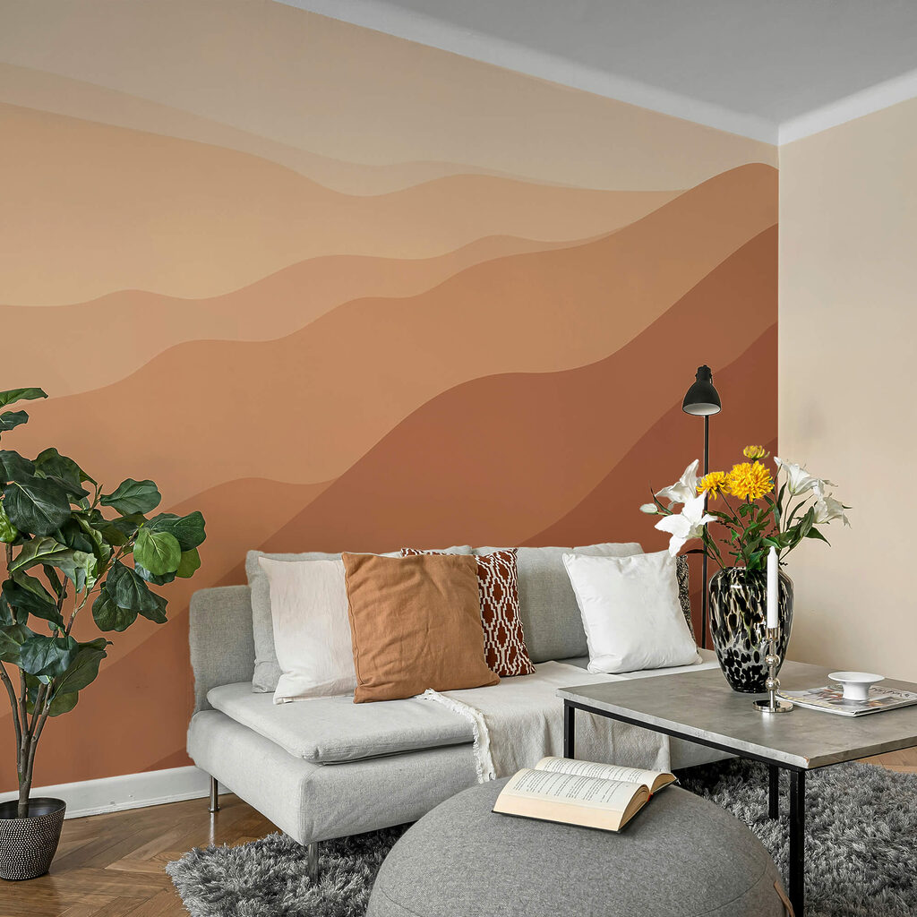 Colinas de areia castanha e branca Colinas de areia castanha e branca