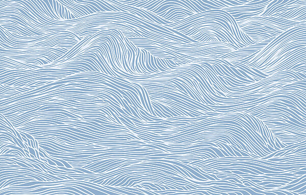 Padrão ondulado azul e branco Padrão ondulado azul e branco