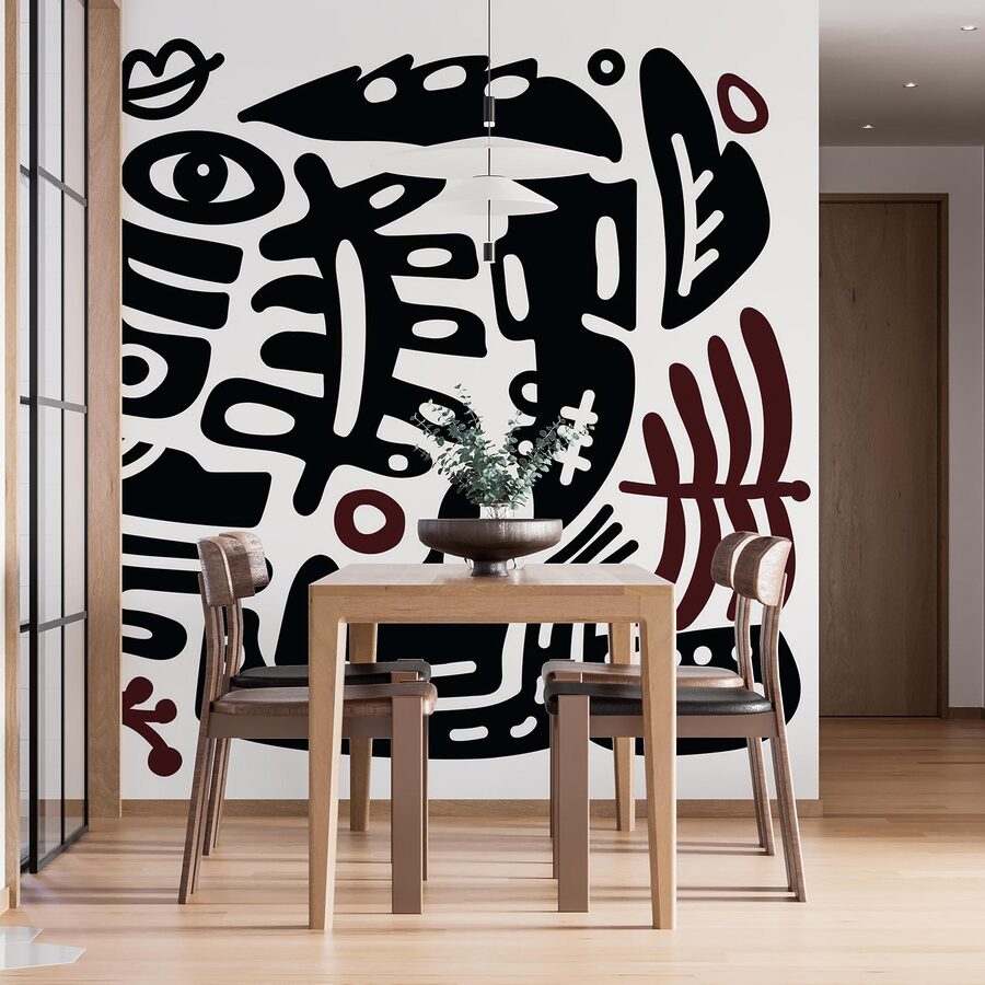 Papel de parede Arte a preto e branco - Image 2