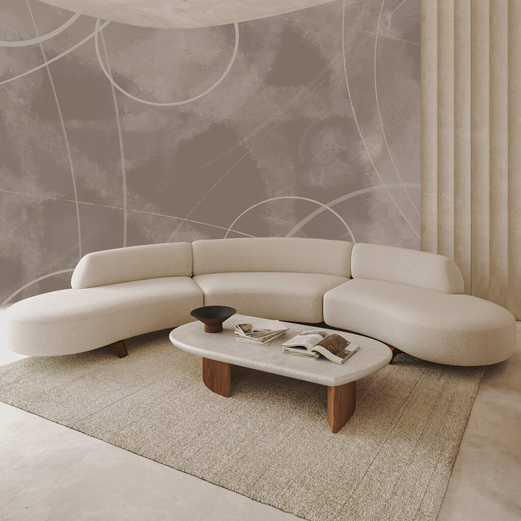 Fundo castanho com linhas e círculos brancos Fundo castanho com linhas e círculos brancos