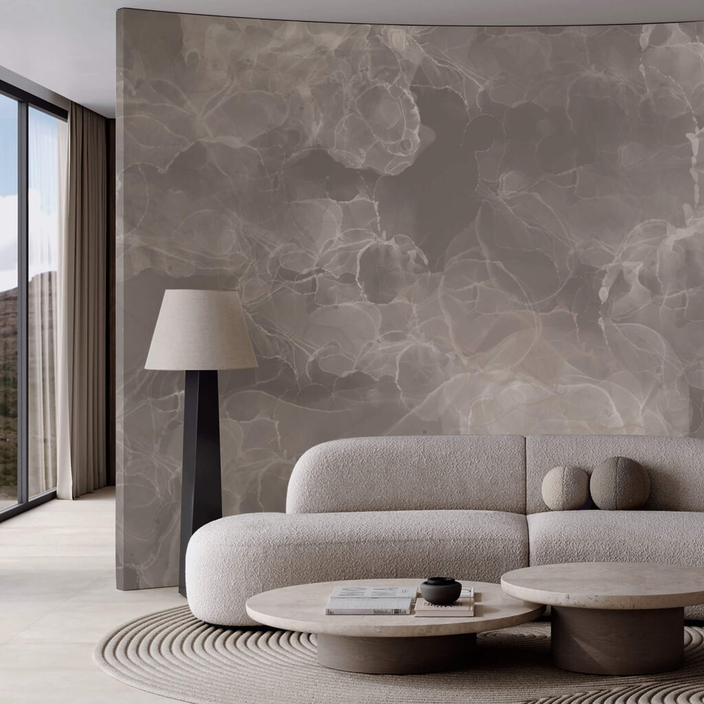 Fundo cinzento e branco