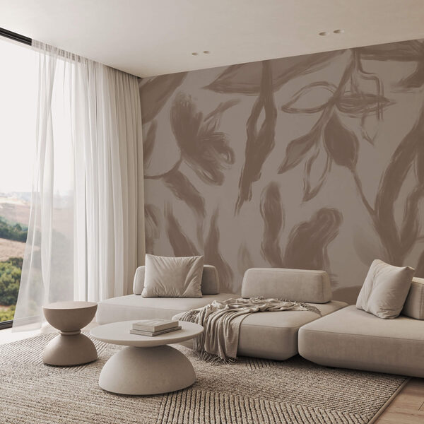 Padrões florais elegantes em tons suaves