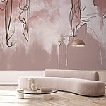 Papel de parede Desenho de uma garrafa