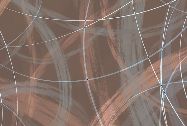 Fundo castanho e branco com linhas e círculos Fundo castanho e branco com linhas e círculos