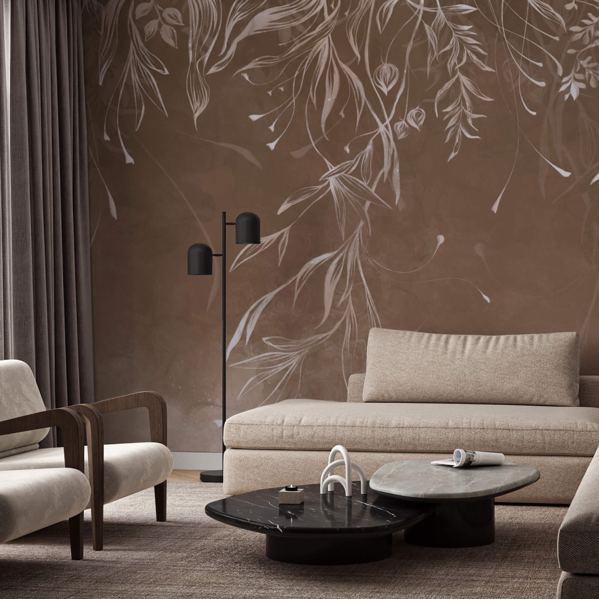 Padrões delicados em tons suaves Padrões delicados em tons suaves