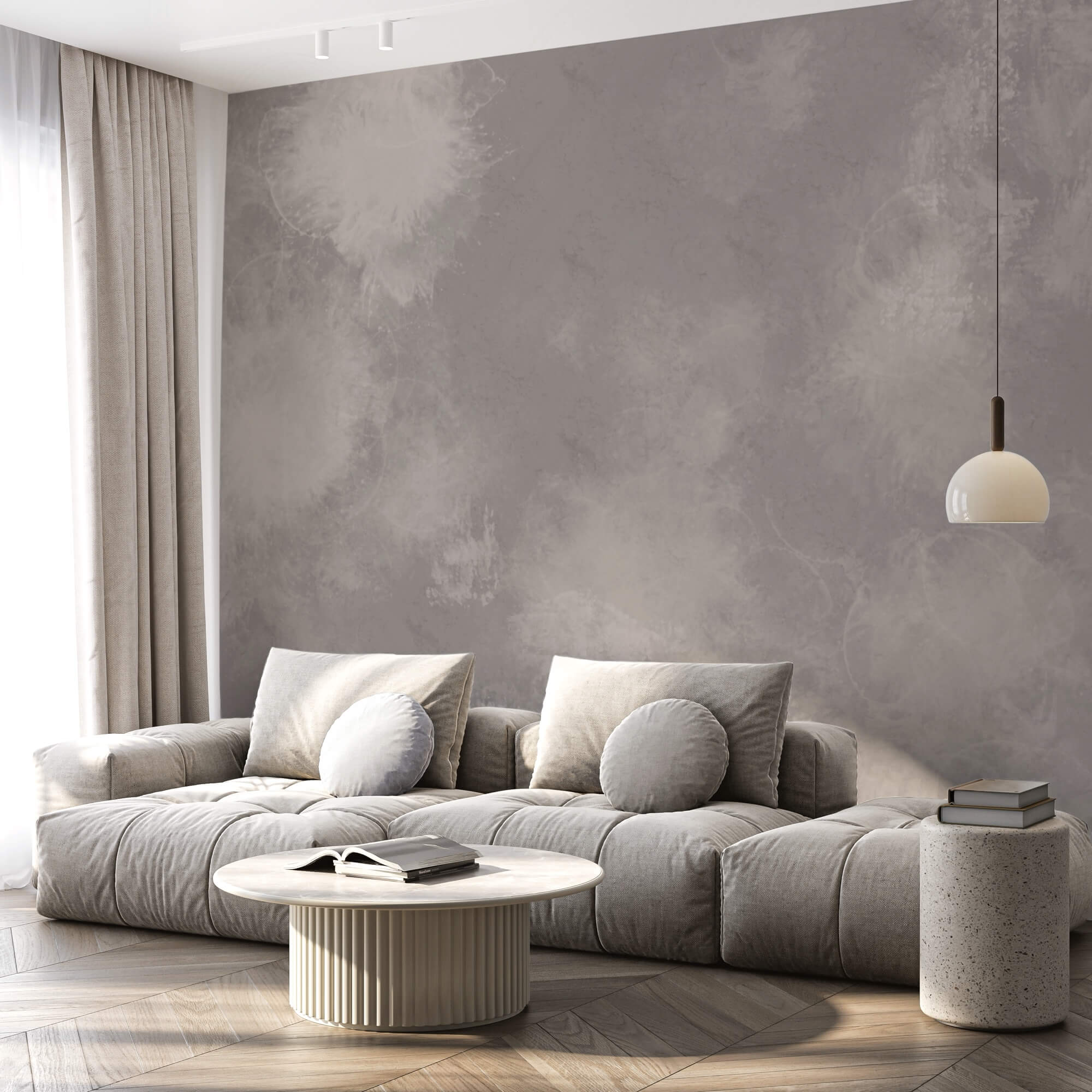 Fundo cinzento e branco