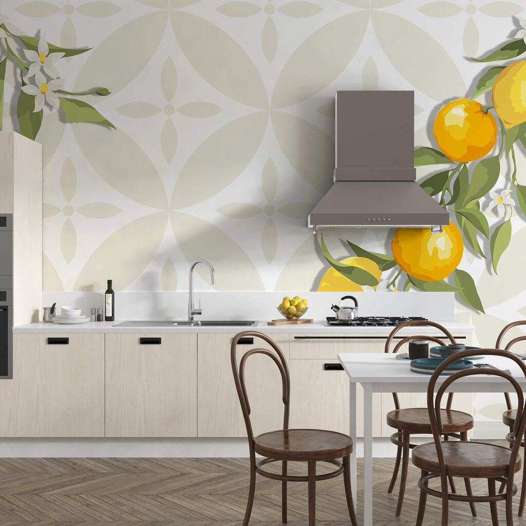 Fruto amarelo num ramo